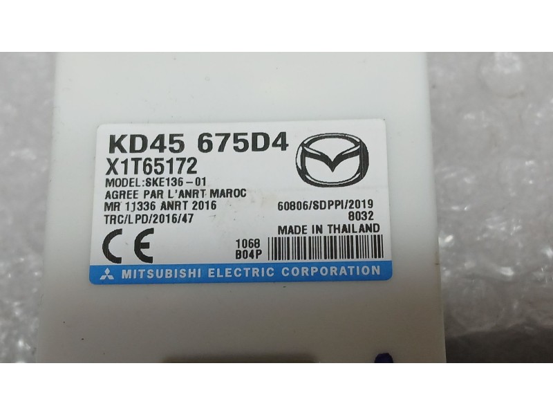 Recambio de modulo electronico para mazda 2 hatchback (dl, dj) 1.5 skyactiv-g referencia OEM IAM   