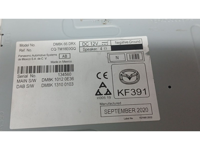 Recambio de modulo electronico para mazda 2 hatchback (dl, dj) 1.5 skyactiv-g referencia OEM IAM   