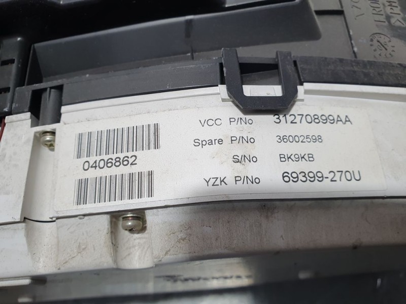 Recambio de cuadro instrumentos para volvo xc60 kinetic awd referencia OEM IAM 31270899AA 69399270U 
