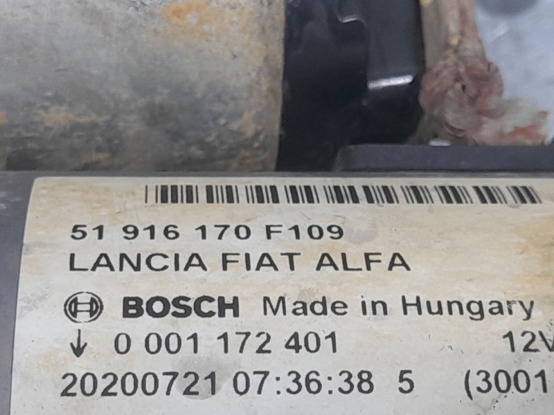 Recambio de motor arranque para fiat tipo hatchback (356_, 357_) 1.3 d (356hxh1a) referencia OEM IAM 51916170F109 BOSCH 00011724
