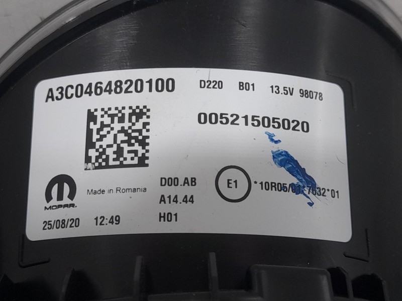 Recambio de cuadro instrumentos para fiat tipo hatchback (356_, 357_) 1.3 d (356hxh1a) referencia OEM IAM 521505020  