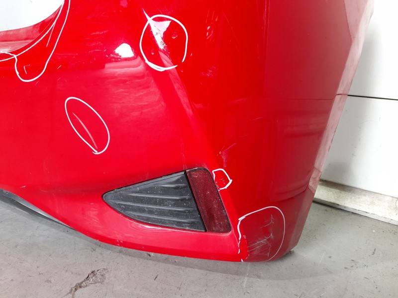 Recambio de paragolpes trasero para toyota yaris (_p13_) 1.0 (ksp130) referencia OEM IAM 521590U917 TOCADO 