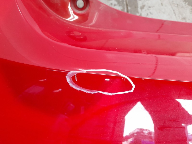 Recambio de paragolpes trasero para toyota yaris (_p13_) 1.0 (ksp130) referencia OEM IAM 521590U917 TOCADO 