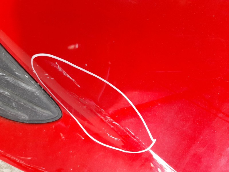 Recambio de paragolpes trasero para toyota yaris (_p13_) 1.0 (ksp130) referencia OEM IAM 521590U917 TOCADO 