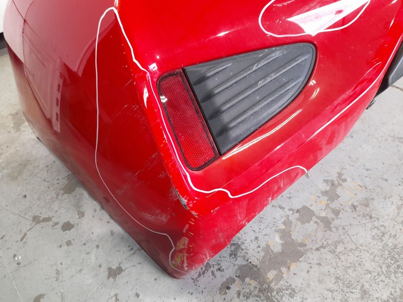 Recambio de paragolpes trasero para toyota yaris (_p13_) 1.0 (ksp130) referencia OEM IAM 521590U917 TOCADO 