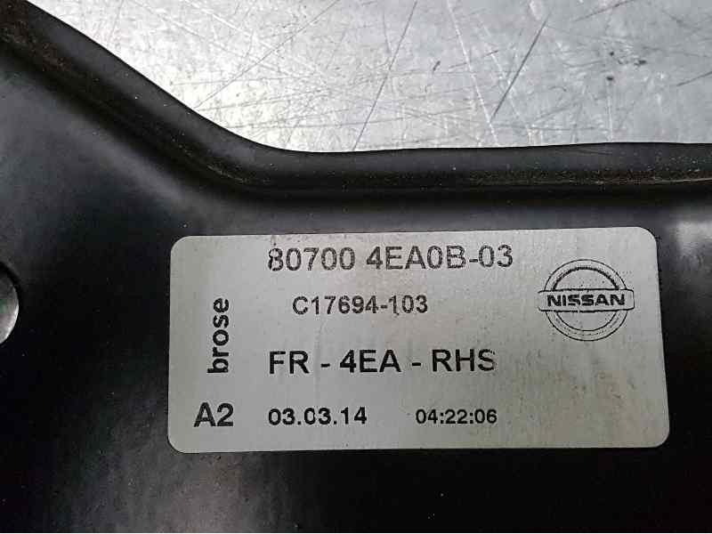 Recambio de elevalunas delantero derecho para nissan qashqai (j11) n-connecta referencia OEM IAM 807004EA0B03 C17694103 ELECTRIC