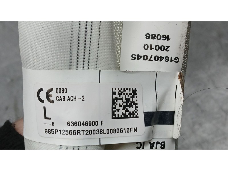 Recambio de airbag cortina delantero izquierdo para renault clio v (b7_) 1.0 lpg (b7mt) referencia OEM IAM 985P12566R  