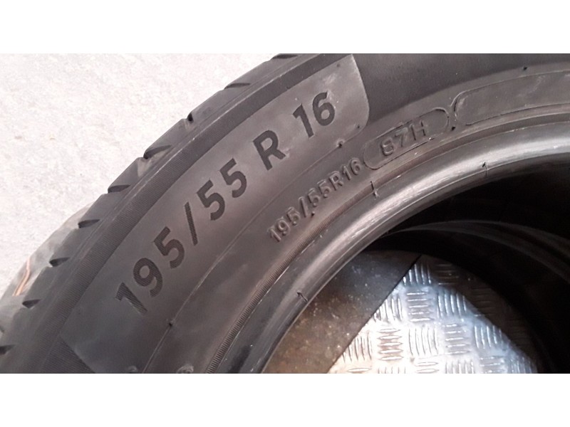 Recambio de neumatico pareja para neumaticos reutilizados - referencia OEM IAM 195551687H MICHELIN 195/55/16/87H