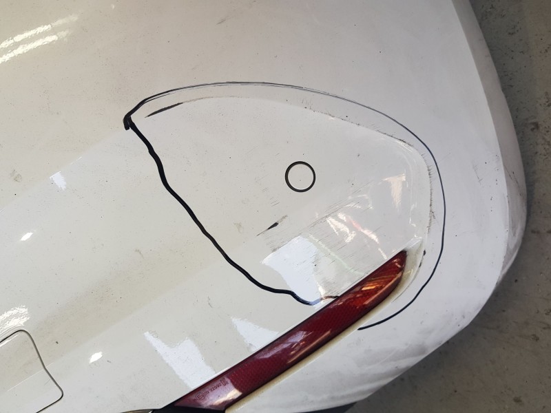 Recambio de paragolpes trasero para renault clio v (b7_) 1.0 lpg (b7mt) referencia OEM IAM 850224645R  