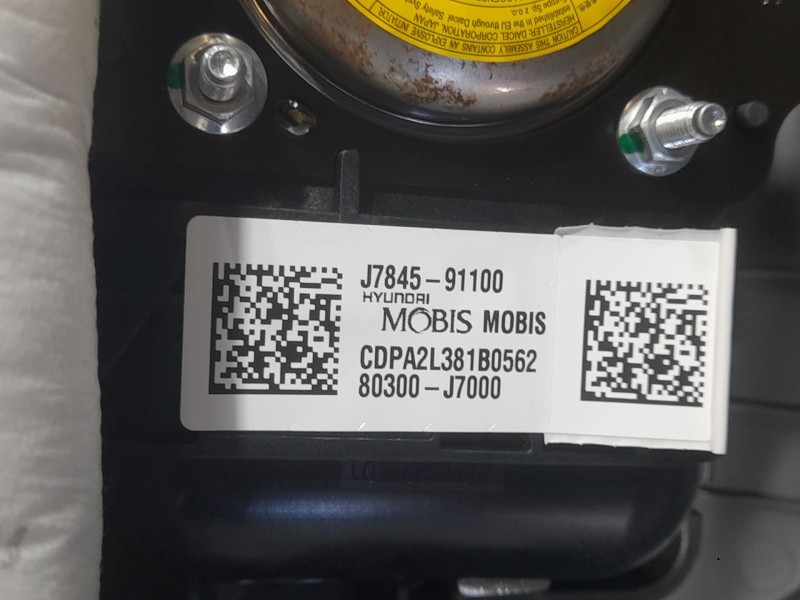 Recambio de kit airbag para kia ceed (cd) 1.0 t-gdi referencia OEM IAM 80100J7000 C/ SALPICADERO Y SIN PRETENSORES 