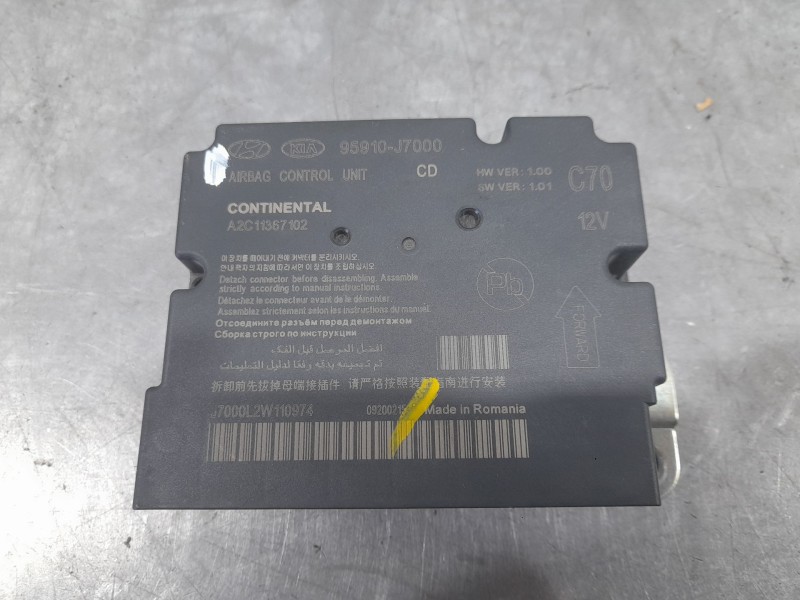 Recambio de kit airbag para kia ceed (cd) 1.0 t-gdi referencia OEM IAM 80100J7000 C/ SALPICADERO Y SIN PRETENSORES 