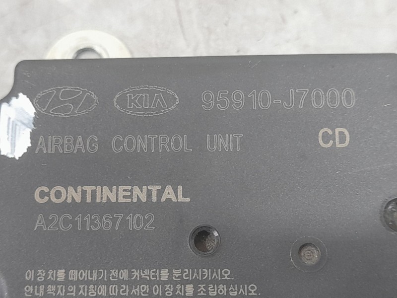 Recambio de kit airbag para kia ceed (cd) 1.0 t-gdi referencia OEM IAM 80100J7000 C/ SALPICADERO Y SIN PRETENSORES 