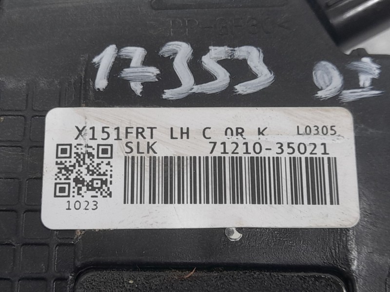 Recambio de cerradura puerta delantera izquierda para ssangyong tivoli 1.5 referencia OEM IAM 7121035021  