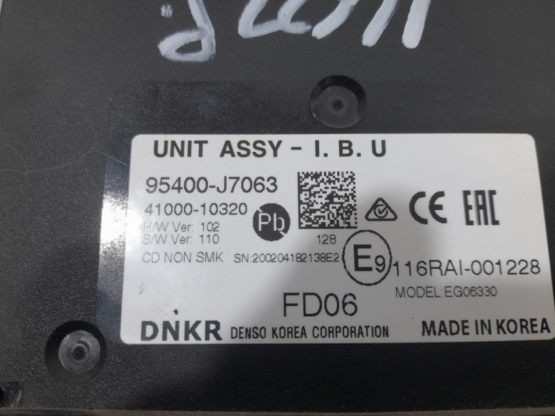 Recambio de modulo electronico para kia ceed (cd) 1.0 t-gdi referencia OEM IAM 95400J7063  