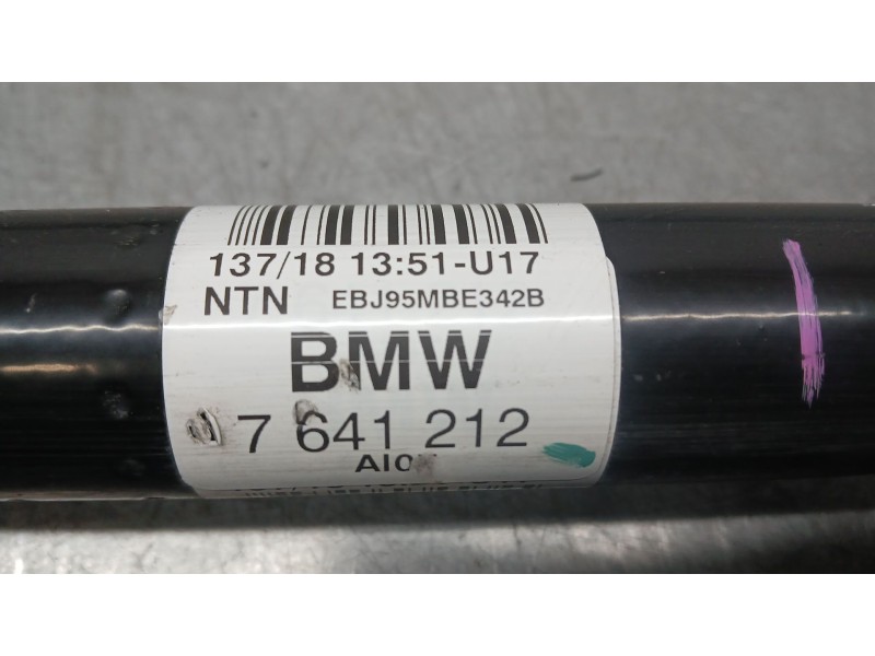 Recambio de transmision trasera derecha para bmw i3 (i01) electric referencia OEM IAM 7641212  