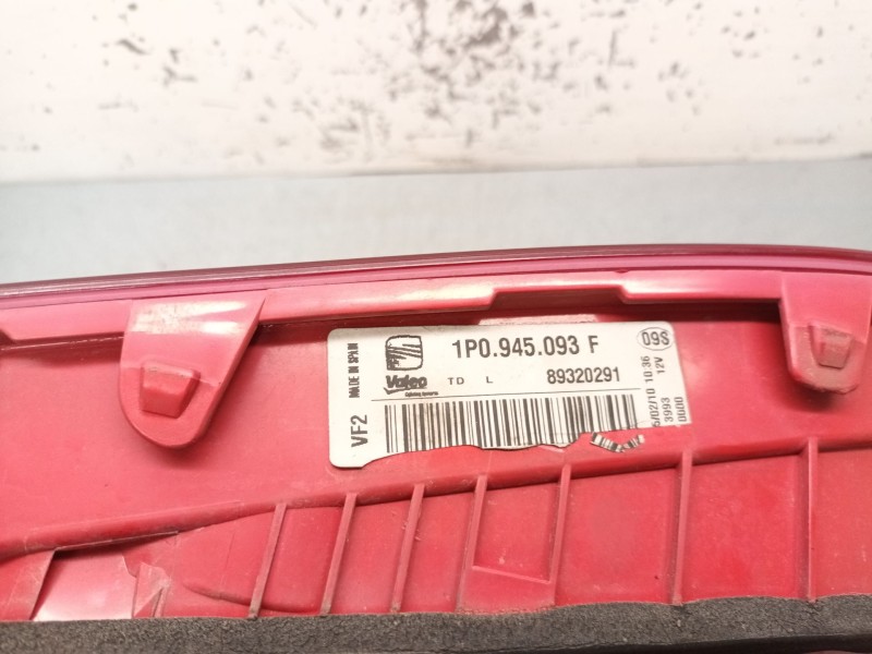 Recambio de piloto trasero izquierdo interior para seat leon (1p1) 1.9 tdi referencia OEM IAM 89320291  1P0945107D