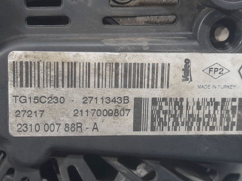 Recambio de alternador para dacia duster (hs_) 1.5 dci referencia OEM IAM 23100788R 2117009807 VALEO