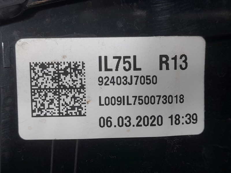 Recambio de piloto trasero izquierdo interior para kia ceed (cd) 1.0 t-gdi referencia OEM IAM 92403J7050  