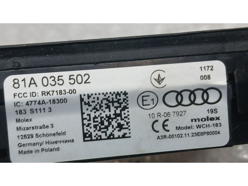 Recambio de cargador inductivo para seat arona (kj7, kjp) 1.0 tsi referencia OEM IAM   