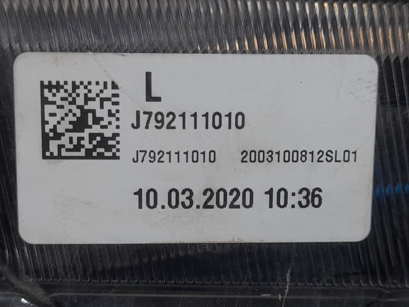 Recambio de faro izquierdo para kia ceed (cd) 1.0 t-gdi referencia OEM IAM 92101J7050  