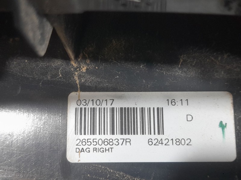 Recambio de piloto trasero derecho para dacia duster (hs_) 1.5 dci referencia OEM IAM 265506837R  