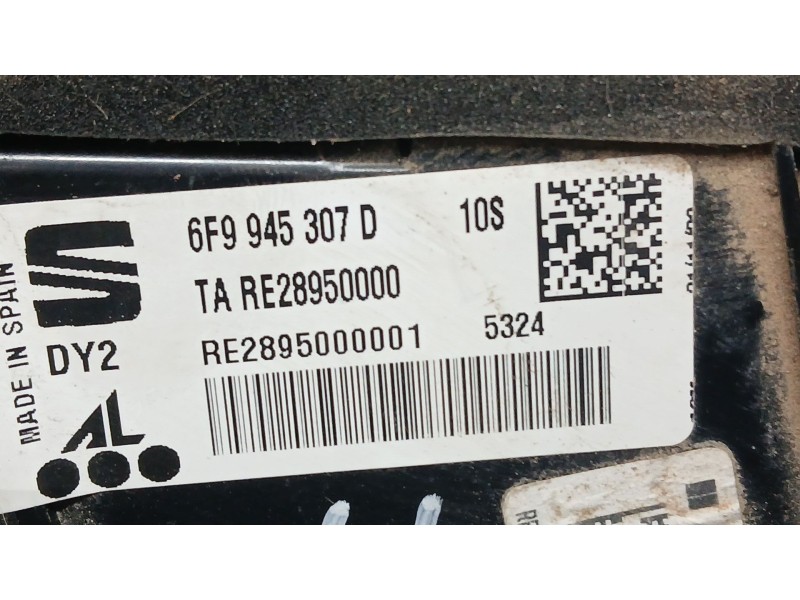 Recambio de piloto trasero izquierdo interior para seat arona (kj7, kjp) 1.0 tsi referencia OEM IAM 6F9945307D LED ROZADO RE2895