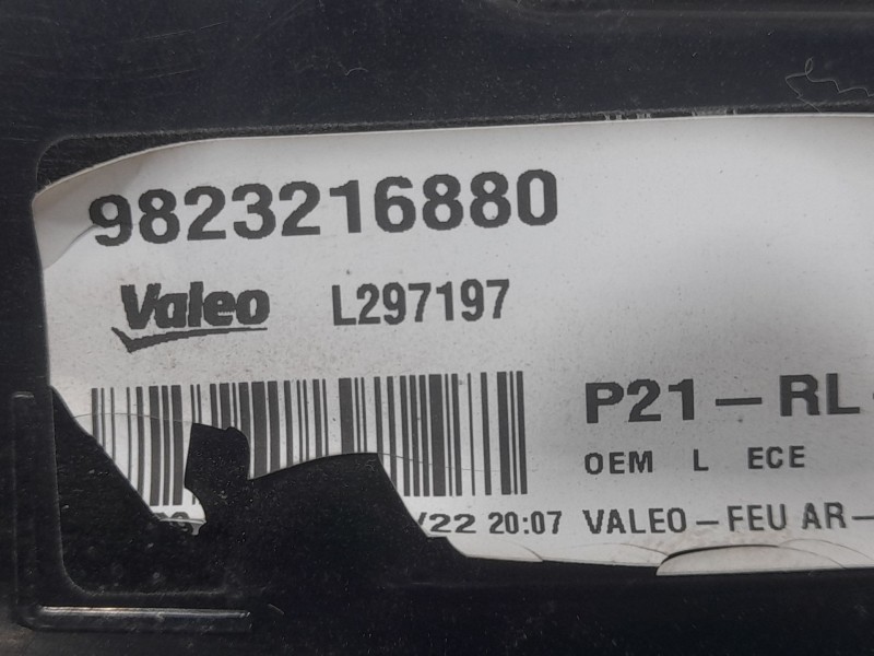 Recambio de piloto trasero izquierdo para peugeot 208 ii (ub_, up_, uw_, uj_) 1.2 puretech 100 referencia OEM IAM 9823216880 L29