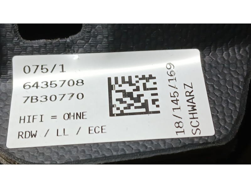 Recambio de kit airbag para bmw i3 (i01) electric referencia OEM IAM 32306870363  32306870363 CONDUCTOR 72129265941 ACOMPAÑANTE 