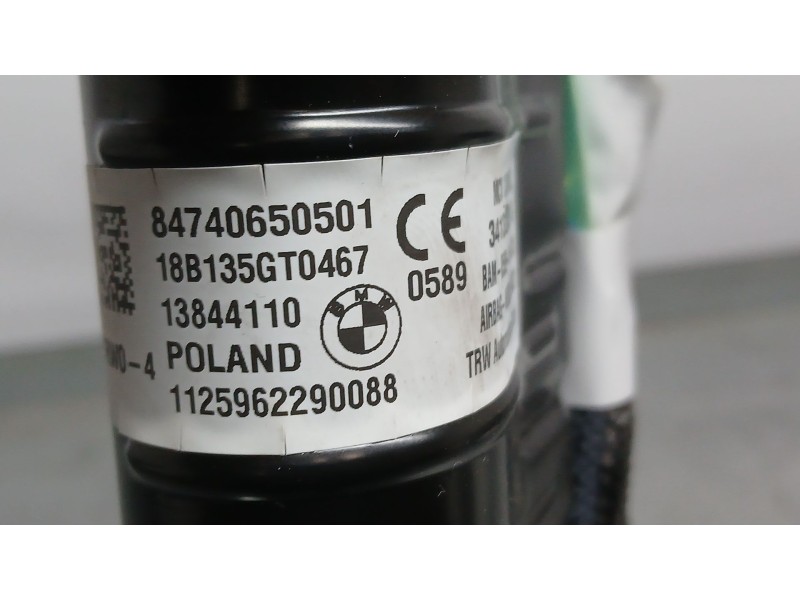 Recambio de airbag cortina delantero izquierdo para bmw i3 (i01) electric referencia OEM IAM 72127406505  