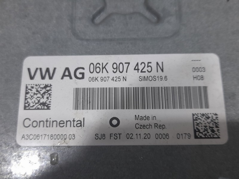Recambio de centralita motor uce para cupra formentor (km7, kmp) 2.0 tsi 4drive referencia OEM IAM 06K907425N A3C061718000003 CO