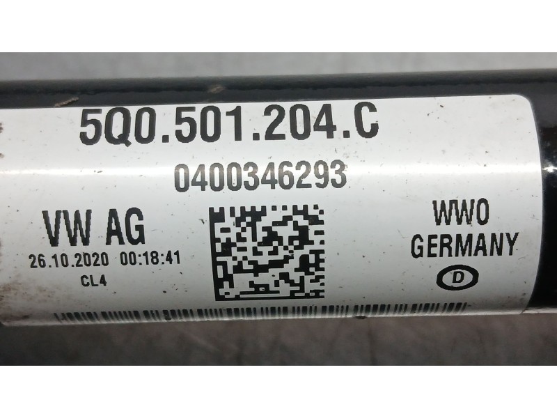 Recambio de transmision trasera derecha para cupra formentor (km7, kmp) 2.0 tsi 4drive referencia OEM IAM 5Q0501204C  