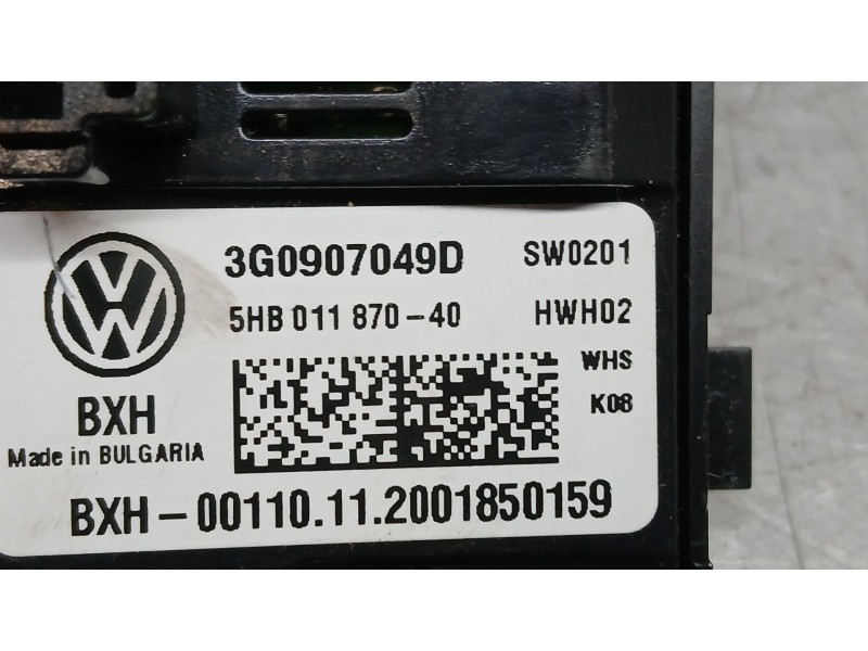 Recambio de mando climatizador para cupra formentor (km7, kmp) 2.0 tsi 4drive referencia OEM IAM 3G0907049D  5HB01187040