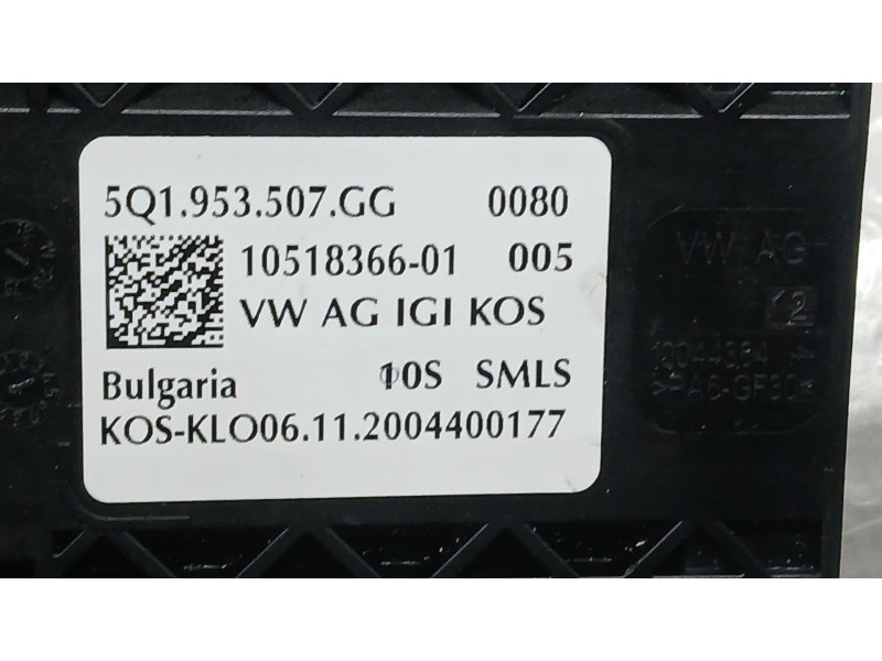 Recambio de mando luces y limpia para cupra formentor (km7, kmp) 2.0 tsi 4drive referencia OEM IAM 5Q1953507GG  10518366