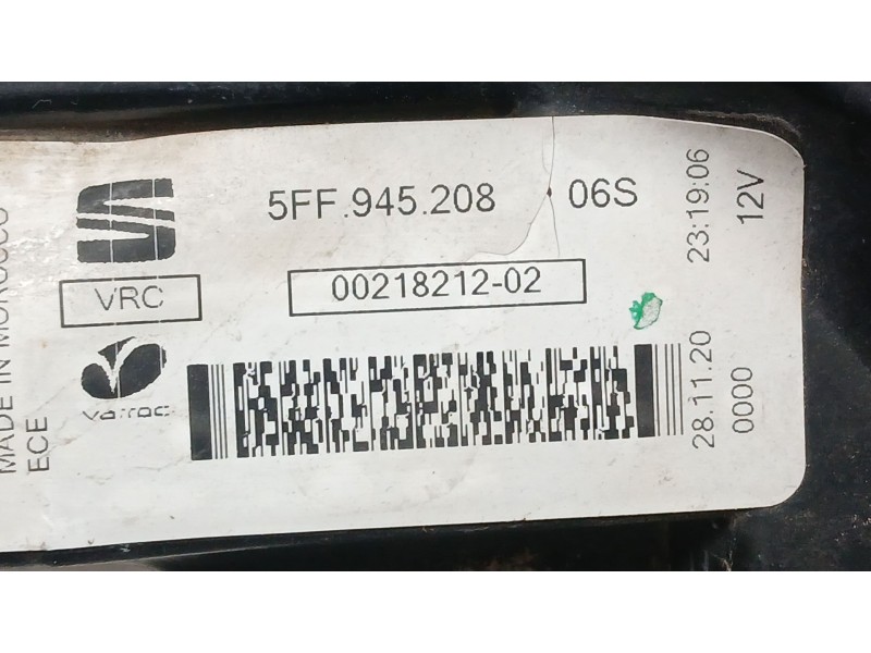 Recambio de piloto trasero derecho para cupra formentor (km7, kmp) 2.0 tsi 4drive referencia OEM IAM 5FF945208C ROZADO 