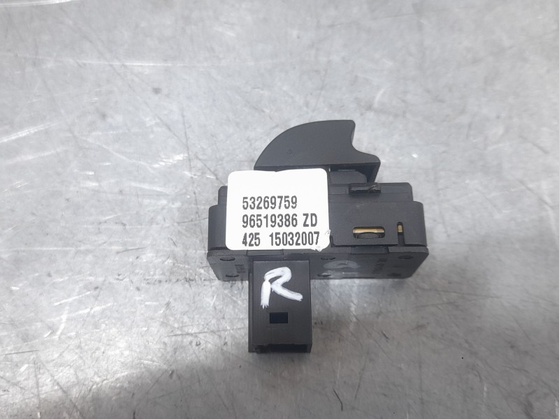 Recambio de mando elevalunas trasero derecho para citroën c6 (td_) 2.7 hdi referencia OEM IAM 96519386ZD  