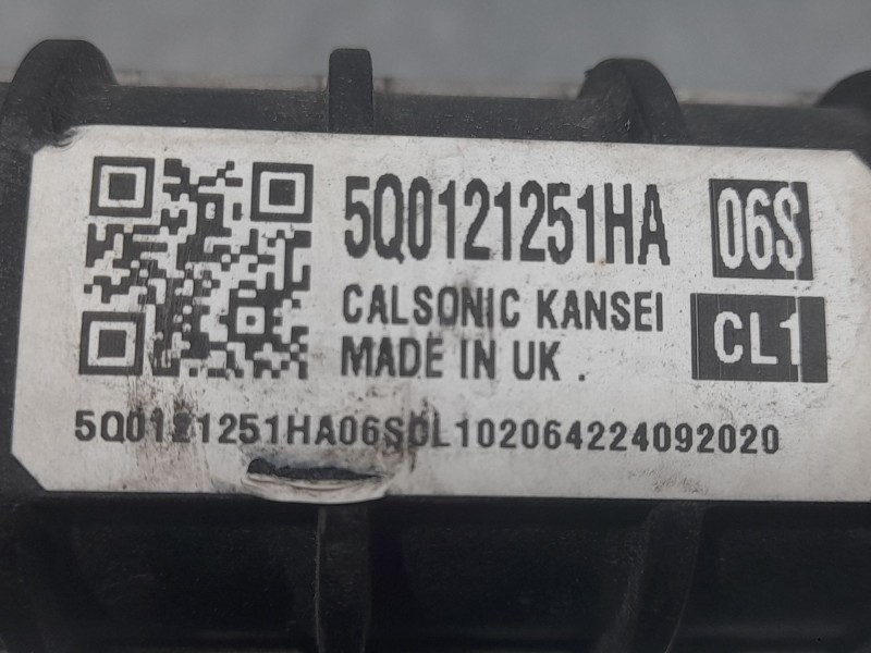 Recambio de radiador agua adicional para cupra formentor (km7, kmp) 2.0 tsi 4drive referencia OEM IAM 5Q0121251HA  