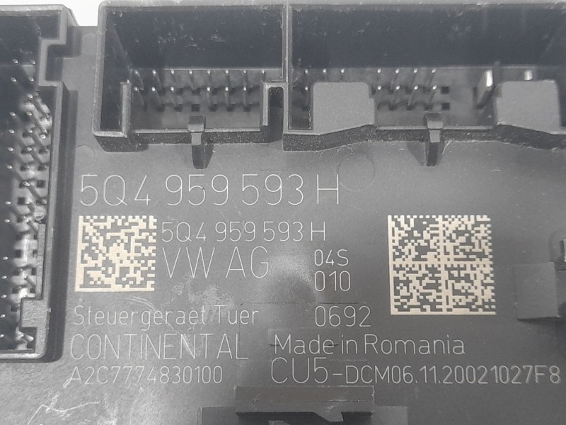 Recambio de modulo electronico para cupra formentor (km7, kmp) 2.0 tsi 4drive referencia OEM IAM 5Q4959593H A2C7774830100 CONTIN
