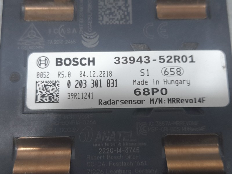 Recambio de sensor para suzuki swift v (az) 1.0 shvs (a2l310) referencia OEM IAM 3394352R01 0203301831 BOSCH