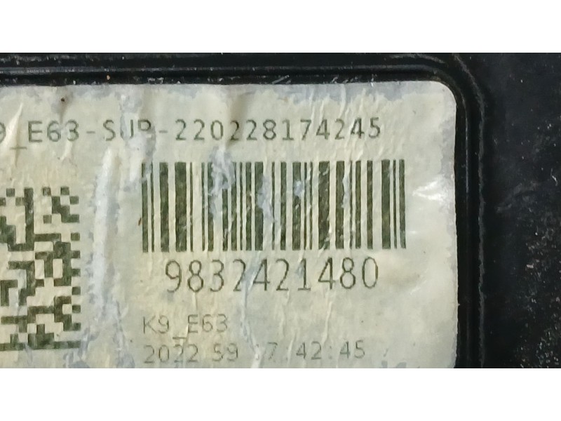 Recambio de deposito adblue para citroën berlingo furgoneta/monovolumen (k9) 1.5 bluehdi 100 referencia OEM IAM 9832421480  