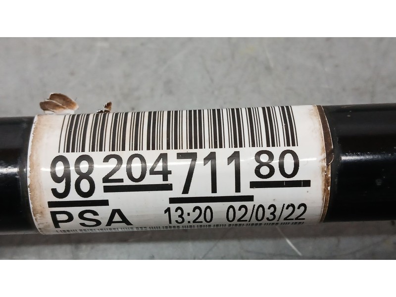 Recambio de transmision delantera derecha para citroën berlingo furgoneta/monovolumen (k9) 1.5 bluehdi 100 referencia OEM IAM 98