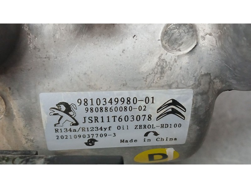 Recambio de compresor aire acondicionado para citroën berlingo furgoneta/monovolumen (k9) 1.5 bluehdi 100 referencia OEM IAM 981