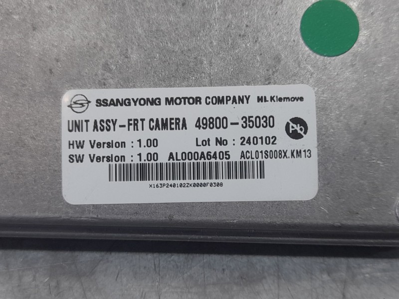 Recambio de camara para ssangyong tivoli 1.5 referencia OEM IAM 4980035030  