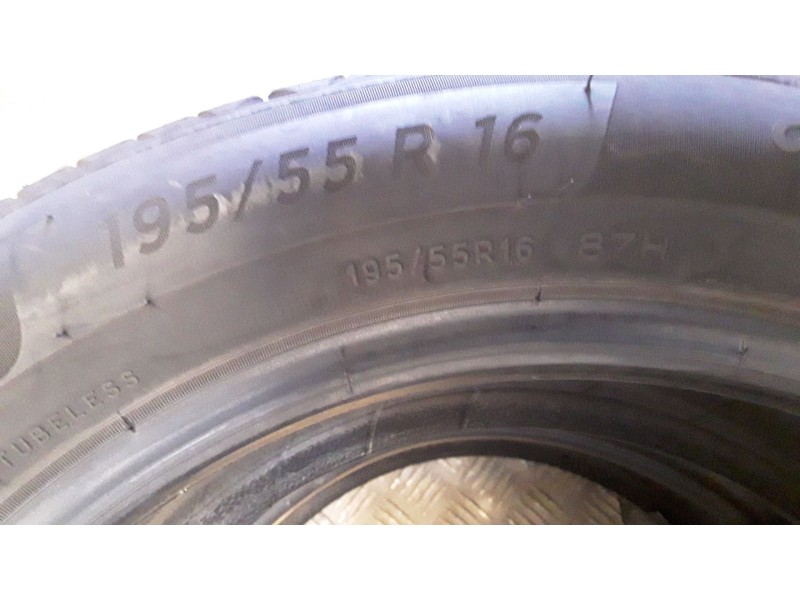 Recambio de neumatico pareja para neumaticos reutilizados - referencia OEM IAM 195551687H MICHELIN 195/55/16/87H