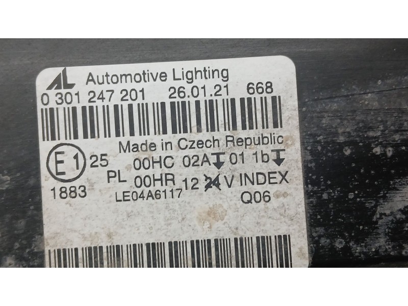 Recambio de faro izquierdo para mercedes-benz clase b sports tourer (w245) b 200 (245.233) referencia OEM IAM A1698207761  