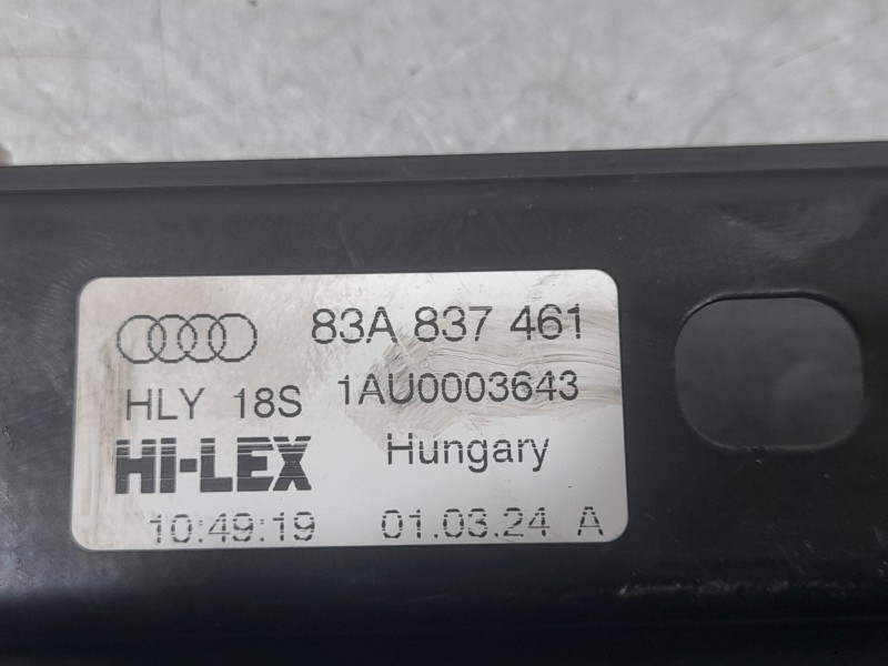 Recambio de elevalunas delantero izquierdo para audi q3 sportback (f3n) 45 tfsi e referencia OEM IAM 83A837461 1AU0003643 HILEX