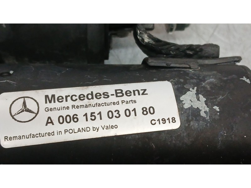 Recambio de motor arranque para mercedes-benz clase b sports tourer (w245) b 200 (245.233) referencia OEM IAM A6151030180  