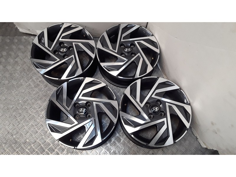 Recambio de juego llantas aluminio para hyundai i20 iii (bc3, bi3) 1.2 referencia OEM IAM 6X16 4 TORN ET50 ROZADAS ALUMINIO