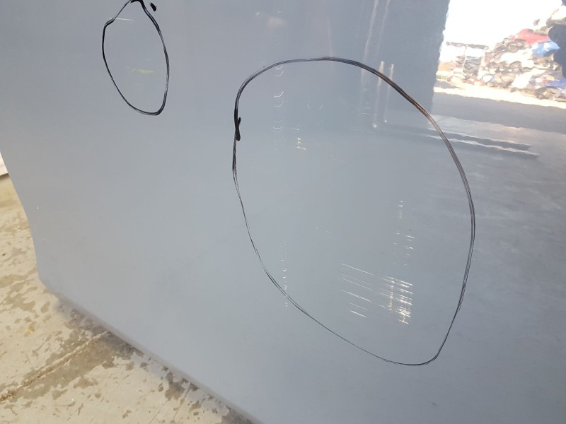 Recambio de puerta delantera derecha para opel corsa f (p2jo) 1.2 (68) referencia OEM IAM 9837705880 ROZADA 