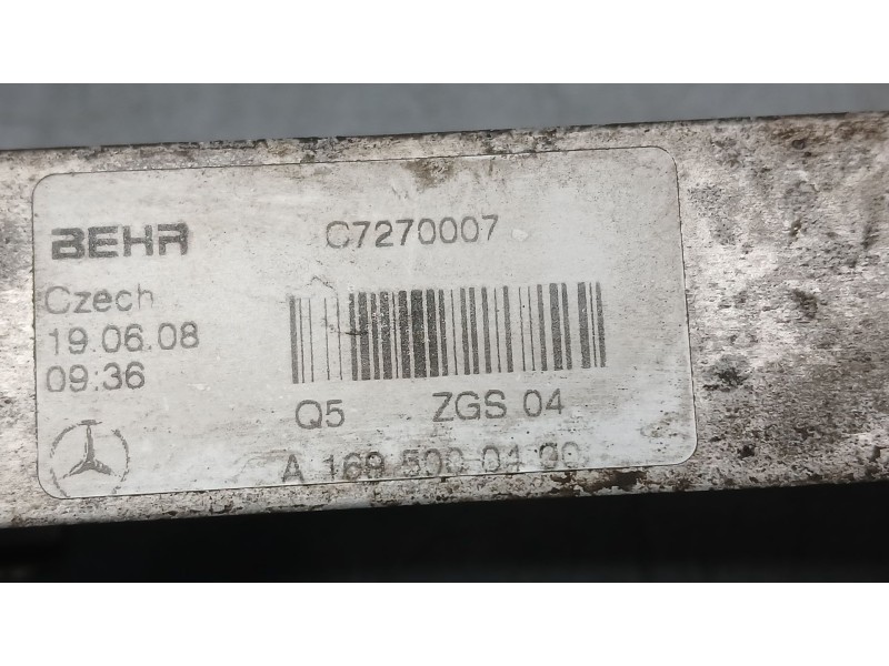 Recambio de radiador aceite para mercedes-benz clase b sports tourer (w245) b 200 (245.233) referencia OEM IAM   