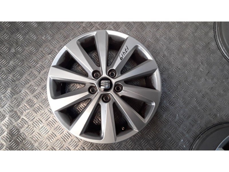 Recambio de juego llantas aluminio para seat ibiza v (kj1, kjg) 1.0 mpi referencia OEM IAM 5.5X15 5 TORN ET40 ROZADAS ALUMINIO